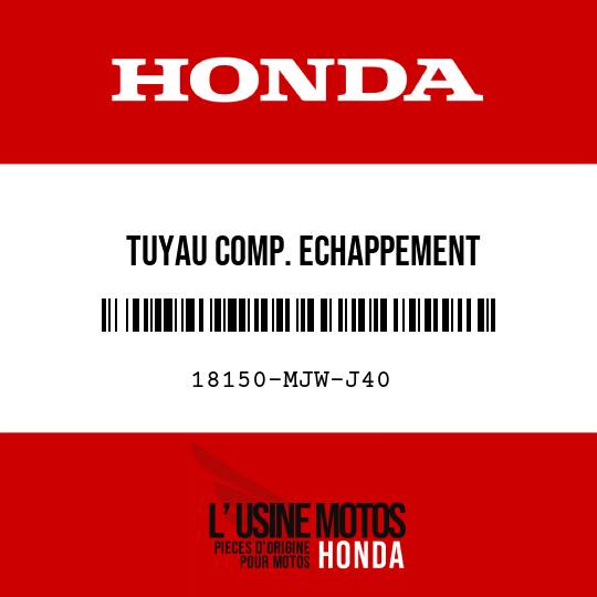 image de 18150-MJW-J40 TUYAU COMP. ECHAPPEMENT