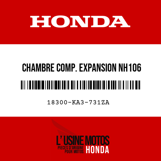 image de 18300-KA3-731ZA CHAMBRE COMP. EXPANSION NH106 