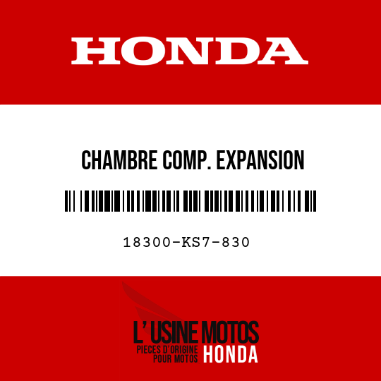 image de 18300-KS7-830 CHAMBRE COMP. EXPANSION