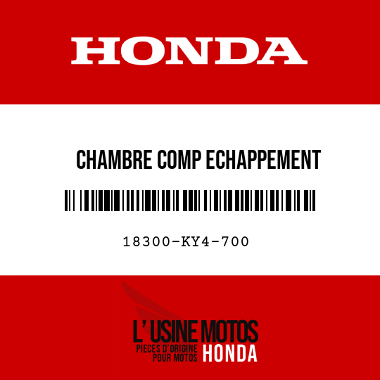 image de 18300-KY4-700 CHAMBRE COMP ECHAPPEMENT