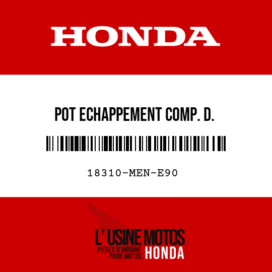 image de 18310-MEN-E90 POT ECHAPPEMENT COMP. D.