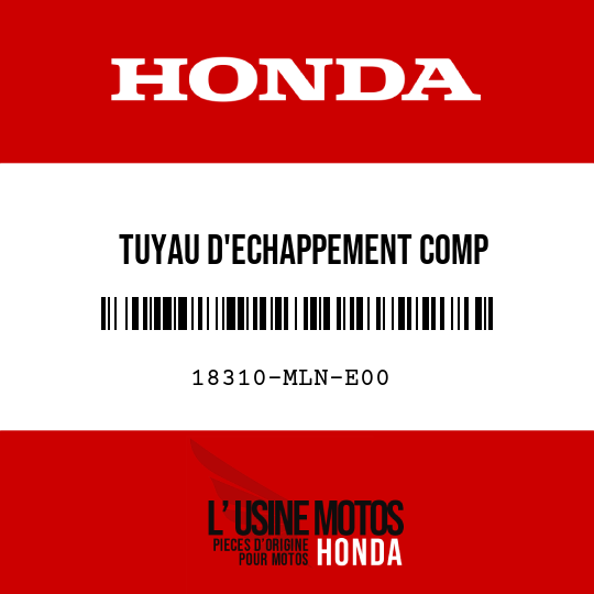 image de 18310-MLN-E00 TUYAU D'ECHAPPEMENT COMP