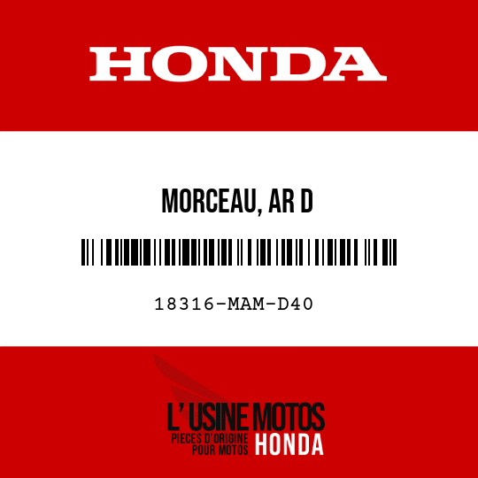 image de 18316-MAM-D40 MORCEAU, AR D