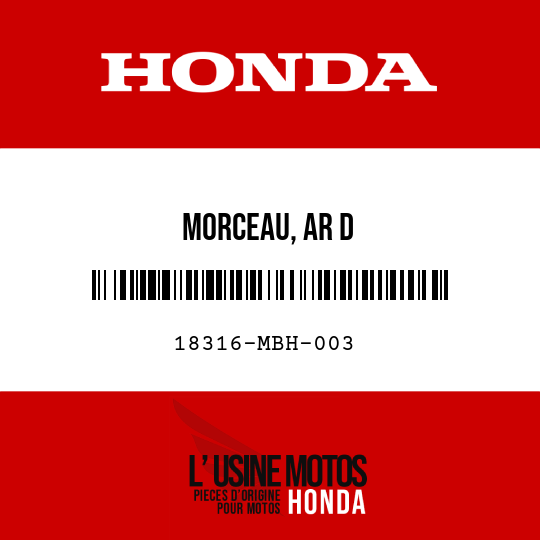 image de 18316-MBH-003 MORCEAU, AR D