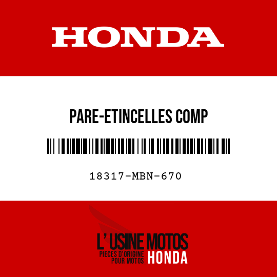 image de 18317-MBN-670 PARE-ETINCELLES COMP