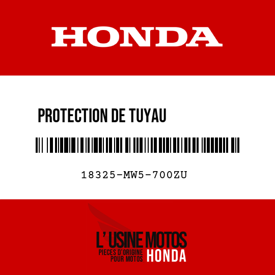 image de 18325-MW5-700ZU PROTECTION DE TUYAU           D'CHAPPEMENT D TYPE28 