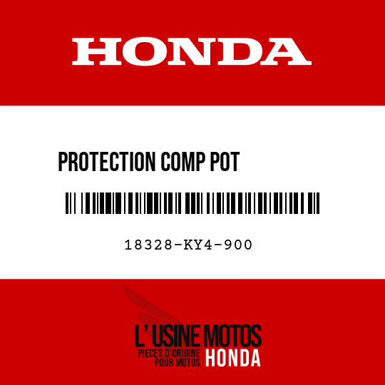 image de 18328-KY4-900 PROTECTION COMP POT          ECHAPPEMENT (D)