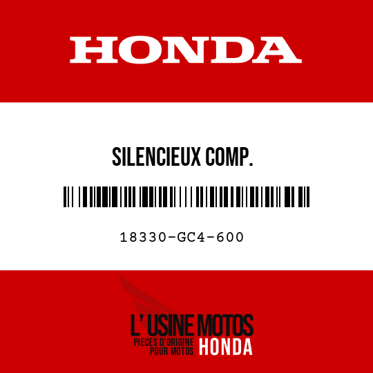 image de 18330-GC4-600 SILENCIEUX COMP.