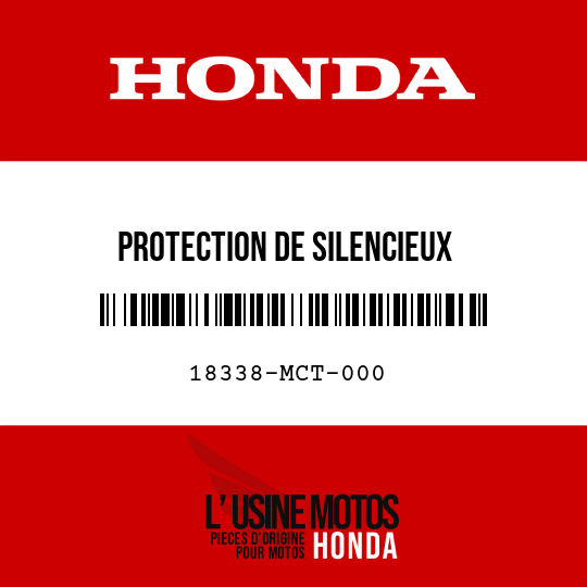 image de 18338-MCT-000 PROTECTION DE SILENCIEUX