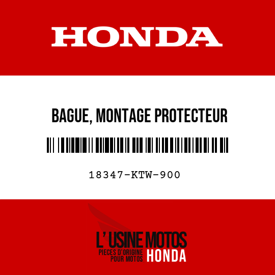 image de 18347-KTW-900 BAGUE, MONTAGE PROTECTEUR