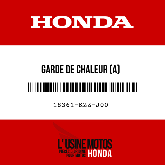 image de 18361-KZZ-J00 GARDE DE CHALEUR (A)