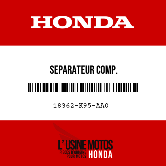 image de 18362-K95-AA0 SEPARATEUR COMP.