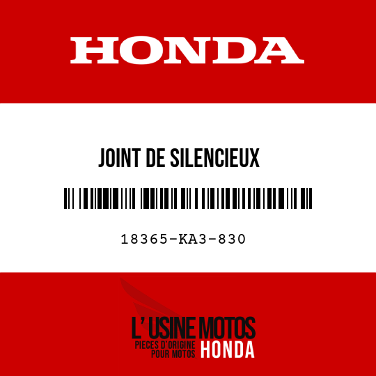 image de 18365-KA3-830 JOINT DE SILENCIEUX