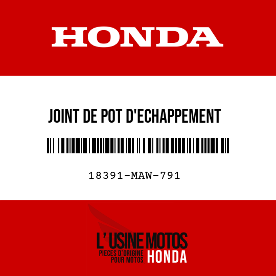 image de 18391-MAW-791 JOINT DE POT D'ECHAPPEMENT