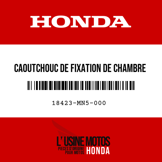 image de 18423-MN5-000 CAOUTCHOUC DE FIXATION DE CHAMBRE