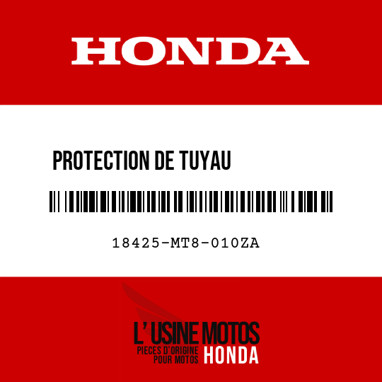 image de 18425-MT8-010ZA PROTECTION DE TUYAU D'CHAPPEMENT G. TYPE6 (NH276M)