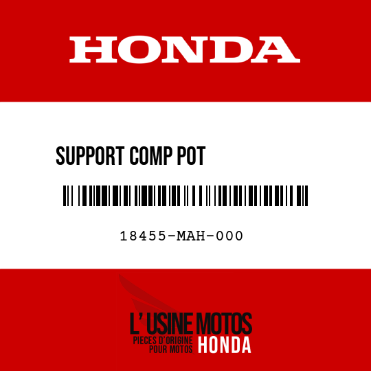 image de 18455-MAH-000 SUPPORT COMP POT             D'ECHAPPEMENT