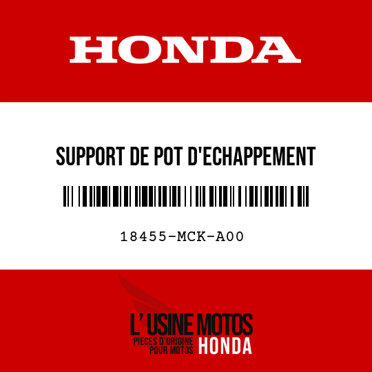 image de 18455-MCK-A00 SUPPORT DE POT D'ECHAPPEMENT