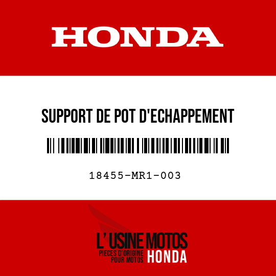 image de 18455-MR1-003 SUPPORT DE POT D'ECHAPPEMENT