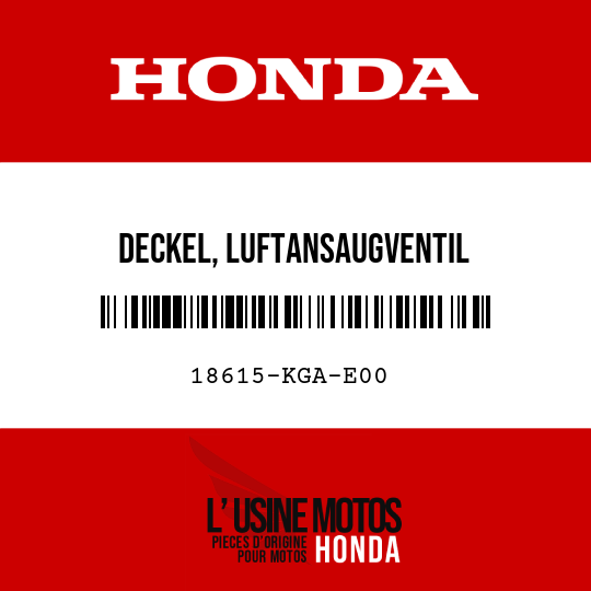 image de 18615-KGA-E00 DECKEL, LUFTANSAUGVENTIL