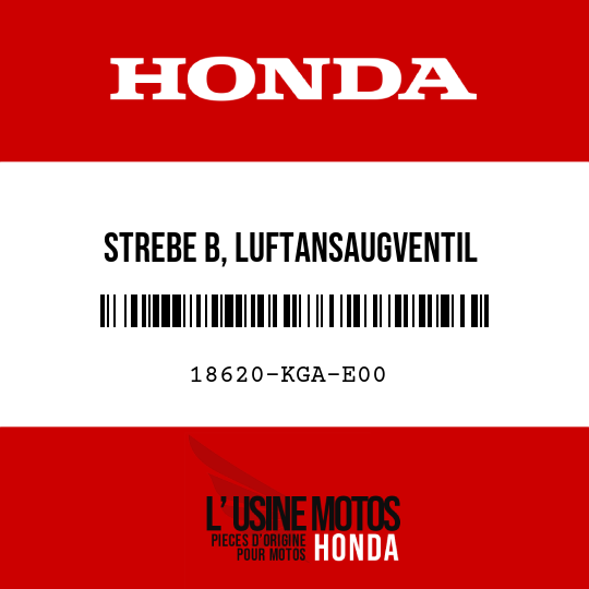 image de 18620-KGA-E00 STREBE B, LUFTANSAUGVENTIL