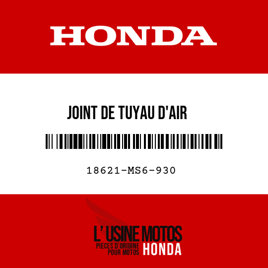 image de 18621-MS6-930 JOINT DE TUYAU D'AIR
