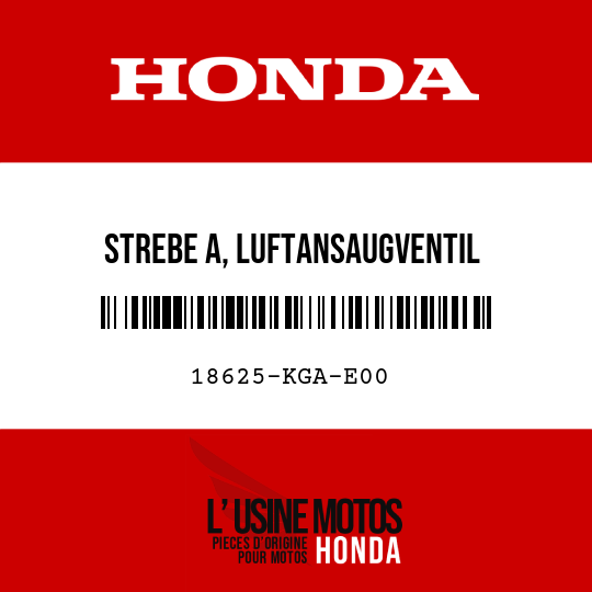 image de 18625-KGA-E00 STREBE A, LUFTANSAUGVENTIL