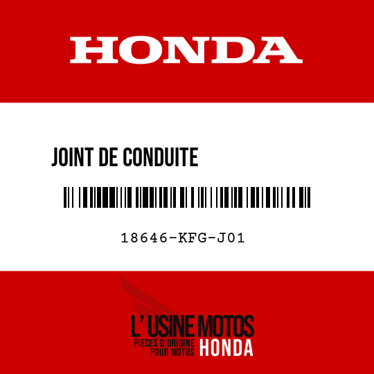 image de 18646-KFG-J01 JOINT DE CONDUITE             D'ALIMENTATION EN AIR