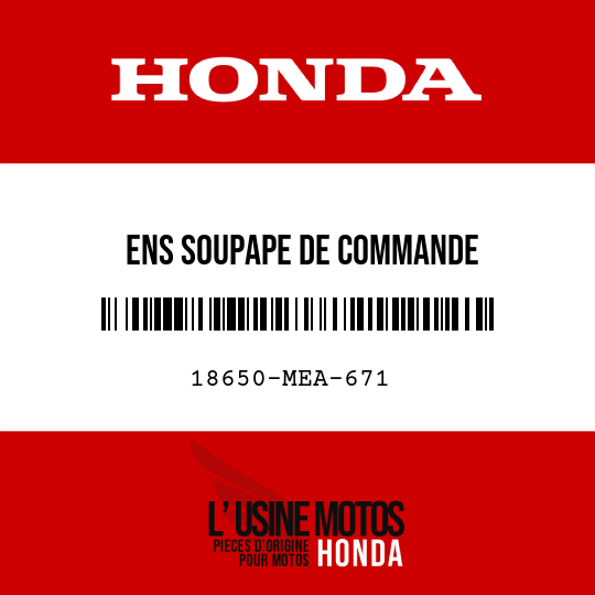 image de 18650-MEA-671 ENS SOUPAPE DE COMMANDE D'IN-JECTION D'AIR
