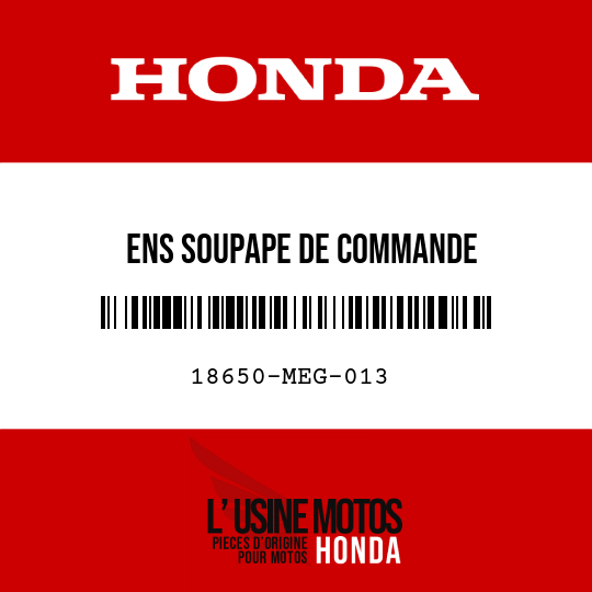 image de 18650-MEG-013 ENS SOUPAPE DE COMMANDE D'IN-JECTION D'AIR