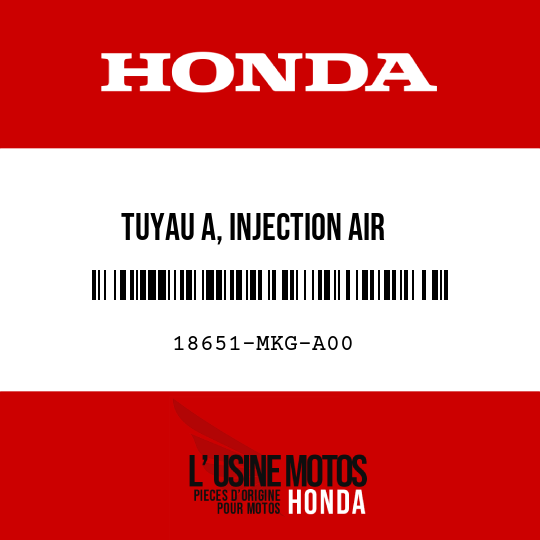image de 18651-MKG-A00 TUYAU A, INJECTION AIR