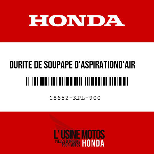 image de 18652-KPL-900 DURITE DE SOUPAPE D'ASPIRATIOND'AIR
