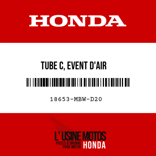 image de 18653-MBW-D20 TUBE C, EVENT D'AIR