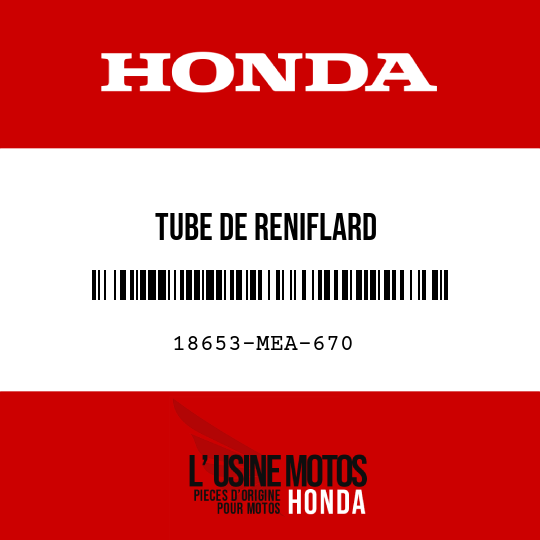 image de 18653-MEA-670 TUBE DE RENIFLARD
