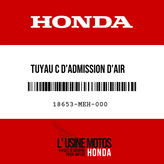 image de 18653-MEH-000 TUYAU C D'ADMISSION D'AIR