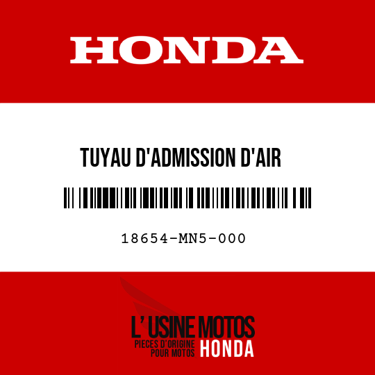 image de 18654-MN5-000 TUYAU D'ADMISSION D'AIR