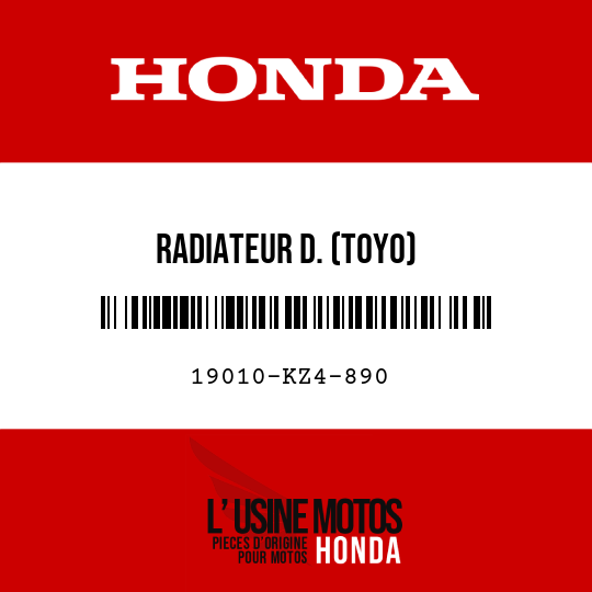 image de 19010-KZ4-890 RADIATEUR D. (TOYO)