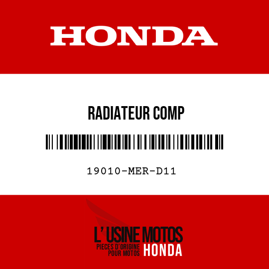 image de 19010-MER-D11 RADIATEUR COMP
