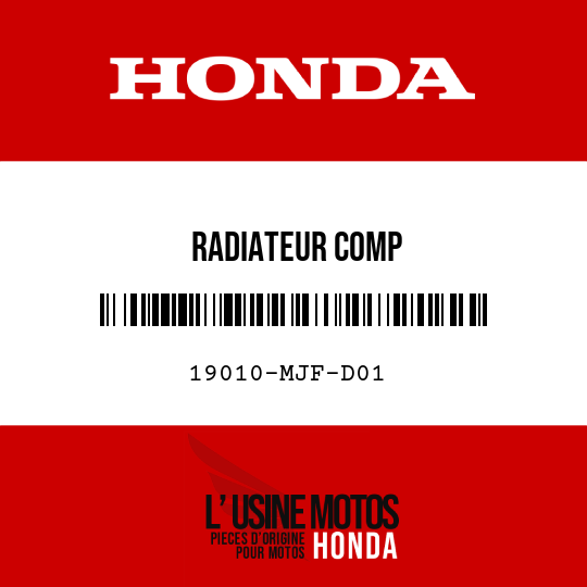 image de 19010-MJF-D01 RADIATEUR COMP