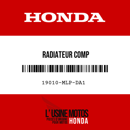 image de 19010-MLP-DA1 RADIATEUR COMP