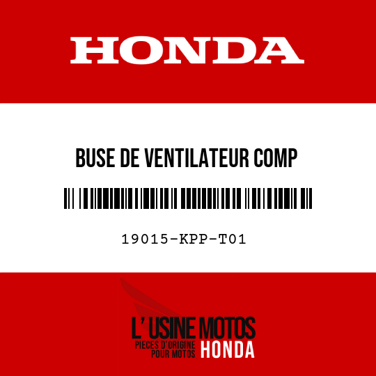 image de 19015-KPP-T01 BUSE DE VENTILATEUR COMP