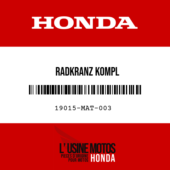 image de 19015-MAT-003 RADKRANZ KOMPL