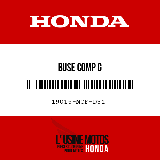image de 19015-MCF-D31 BUSE COMP G