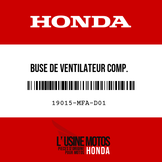 image de 19015-MFA-D01 BUSE DE VENTILATEUR COMP.