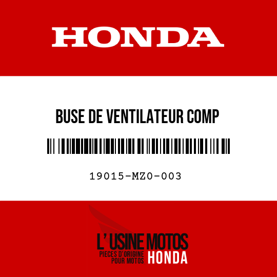 image de 19015-MZ0-003 BUSE DE VENTILATEUR COMP
