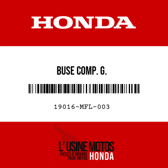 image de 19016-MFL-003 BUSE COMP. G.