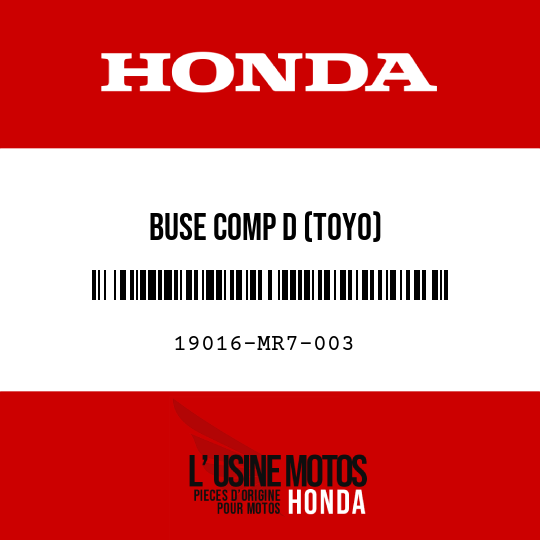 image de 19016-MR7-003 BUSE COMP D (TOYO)