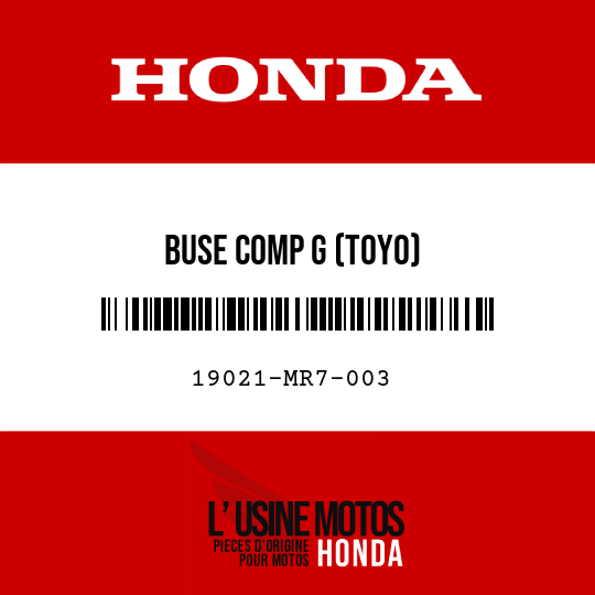 image de 19021-MR7-003 BUSE COMP G (TOYO)