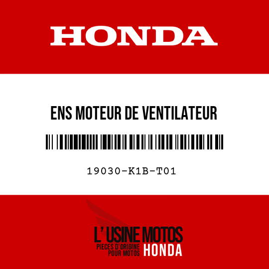 image de 19030-K1B-T01 ENS MOTEUR DE VENTILATEUR