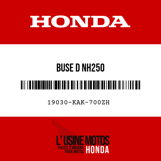 image de 19030-KAK-700ZH BUSE D NH250 